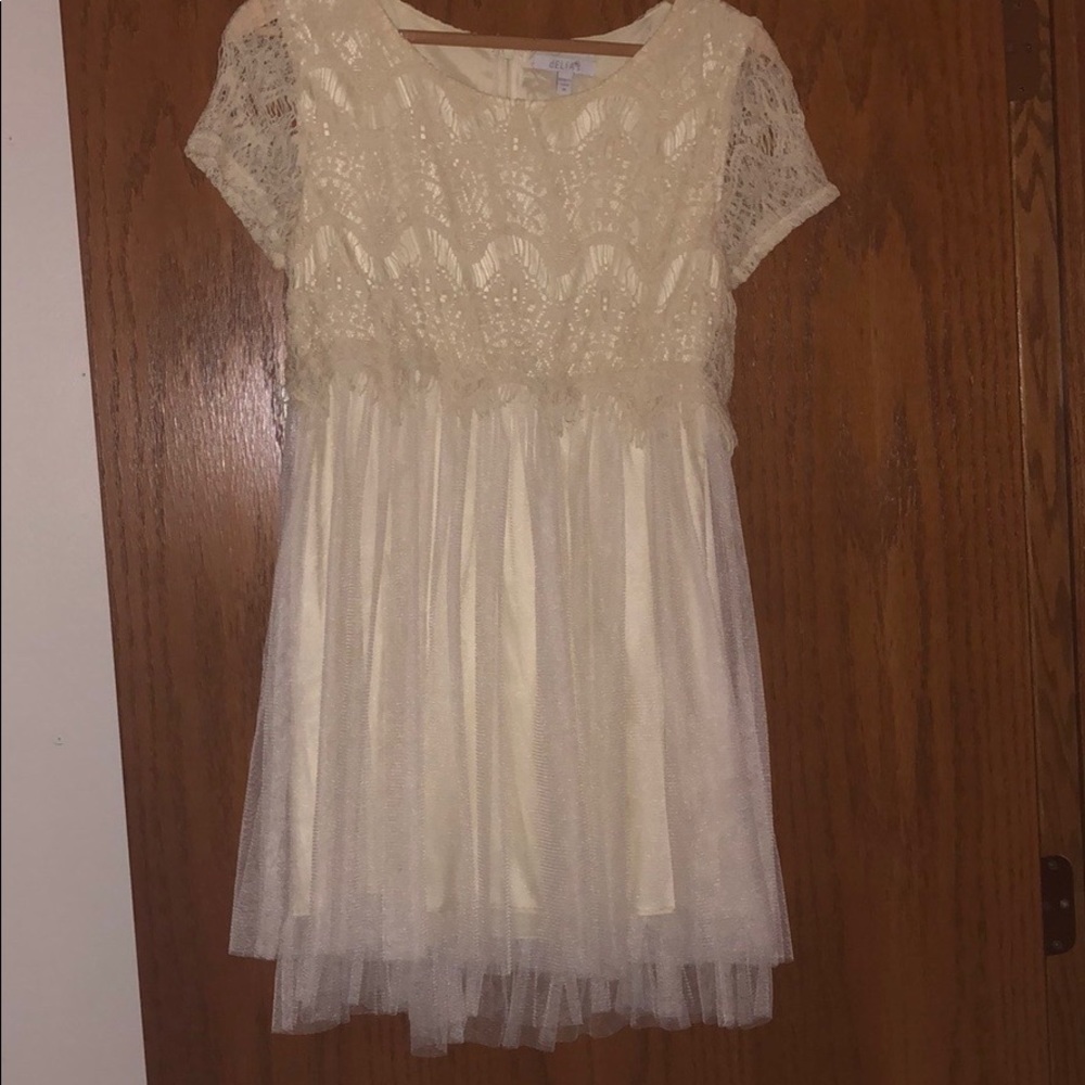 White lace Delia dress